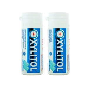LOTTE Gula-gula Getah Bebas Gula Xylitol Fresh Mint Botol 27.55g