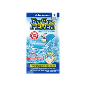 HISAMITSU PLESTER KOMPRES DEMAM BYE BYE-FEVER PCS 5cmX11cm