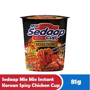 SEDAAP MIE MIE INSTANT KOREAN SPICY CHICKEN CUP 81g