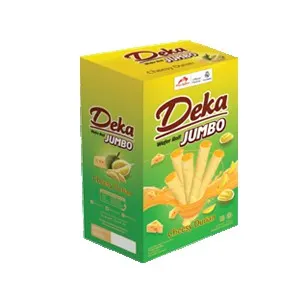 DEKA Gulung Wafer Jumbo Keju Durian 16/14g