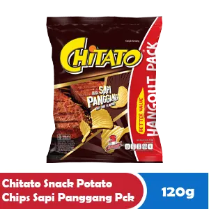 CHITATO SNACK POTATO CHIPS SAPI PANGGANG PCK 120/115g