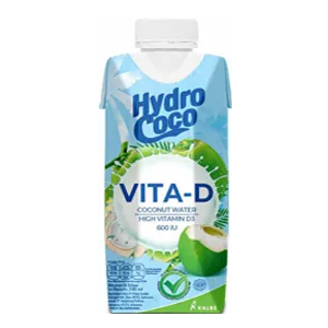 Hydro Coco Minuman Kesihatan Semula Jadi Vita-D Kotak 330mL