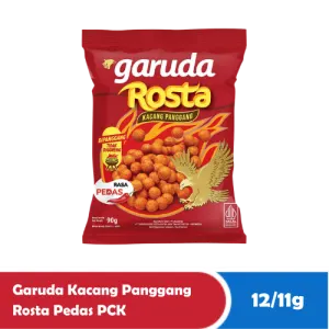 GARUDA KACANG PANGGANG ROSTA PEDAS PCK 12/11g