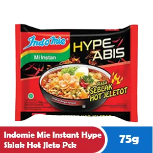INDOMIE MIE INSTANT HYPE SBLAK HOT JLETO PCK 75g