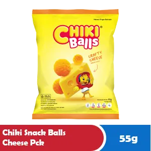 CHIKI SNACK BALLS CHEESE PCK 55/50g
