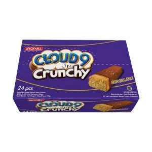 CLOUD9 CHOCOLATE SEREAL CRUNCHY CHOCOLATE BOX 24x14g