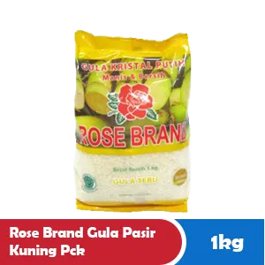 Rose Brand Gula Pasir Kuning Paket 1kg