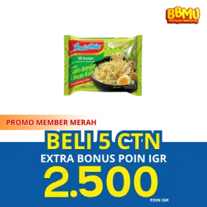 INDOMIE MIE INSTANT KHAS KAL-SEL SOTO BNJAR KUIT PCK 75g