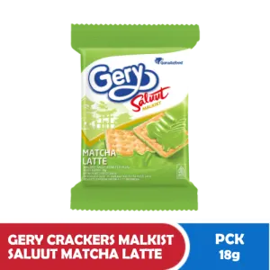 GERY CRACKERS MALKIST SALUUT MATCHA LATTE PCK 18g