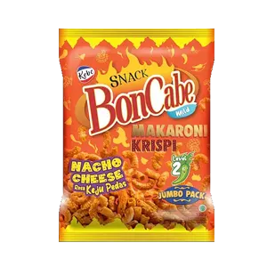 BON CABE Snek Makaroni Level 2 Nacho Cheese 135g
