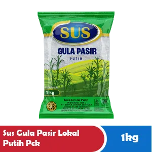 SUS Gula Pasir Tempatan Putih Peket 1kg
