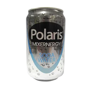 Polaris Minuman Ringan Mixernergy Soda Water Tin 330mL