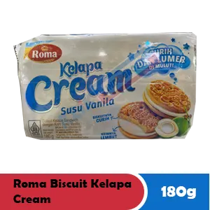 Roma Biskut Kelapa Krim Peket 174g