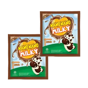 NANO NANO Gula-gula Milky Coklat 12g