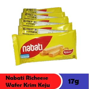 NABATI RICHEESE Wafer Krim Keju Pek 17/16g