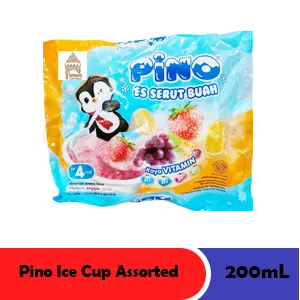 PINO ICE CUP (GT) 4'S ASSORTED PCK 200mL