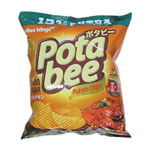 POTABEE SNACK POTATO CHIPS AYAM BAKAR PCK 68/65g