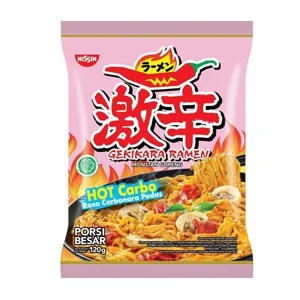 NISSIN MIE GORENG GEKIKARA RAMEN HOT CARBO PCK 120g