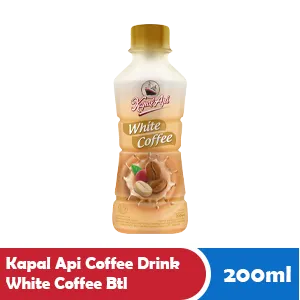 Kapal Api Minuman Kopi White Coffee Botol 200mL
