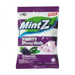 MINTZ Gula-gula Chewy Mints Grapemint Pek 99g