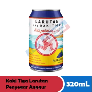 KAKI TIGA LARUTAN PENYEGAR ANGGUR KLG 320mL