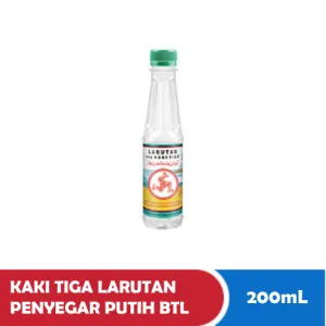 KAKI TIGA Larutan Penyegar Putih Botol 200mL