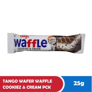TANGO WAFER WAFFLE COOKIEZ & CREAM PCK 25g