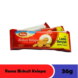 ROMA BISCUIT KELAPA PCK 27/36g