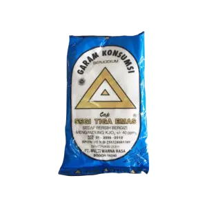 SEGI TIGA EMAS GARAM BERYODIUM PCK 500g