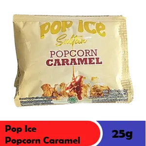 POP ICE DRINK POWDER SULTAN POPCORN CARAMEL SCT 25g