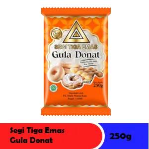 Segi Tiga Emas Gula Donat Pek 250g