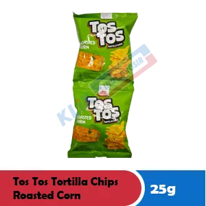 TOS TOS TORTILLA CHIPS ROASTED CORN PCK 22/20g