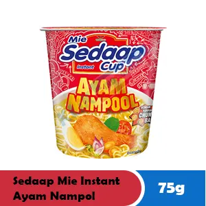 SEDAAP MIE MIE INSTANT AYAM NAMPOL CUP 75g
