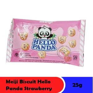 MEIJI Biskut Hello Panda Strawberi 25g