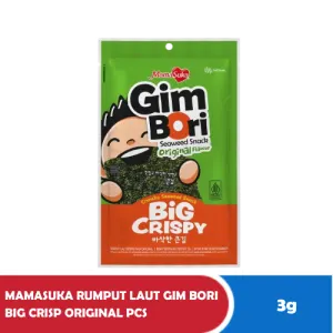 MAMASUKA RUMPUT LAUT GIM BORI BIG CRISP ORIGINAL PCS 3g