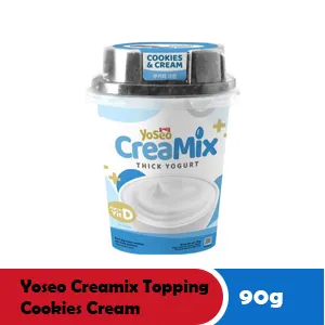 YOSEO CREAMIX TOPPING COOKIES CREAM CUP 90g