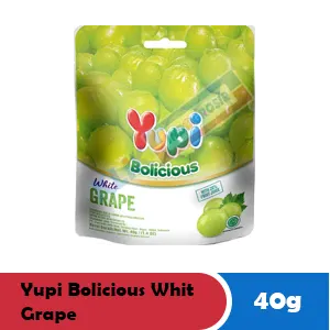 YUPI BOLICIOUS WHIT GRAPE PCH 40g