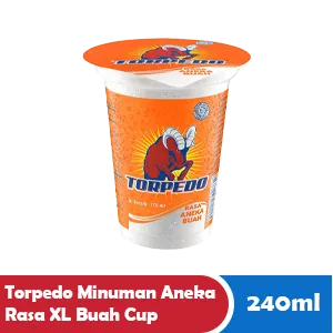 Torpedo Minuman Aneka Rasa XL Buah Cawan 240mL