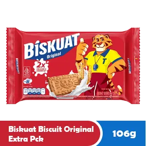 BISKUAT Biskut Original Extra (106.4G) Paket 121.6g
