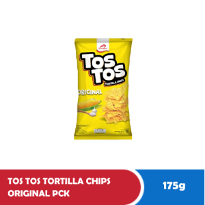 TOS TOS TORTILLA CHIPS ORIGINAL PCK 175g