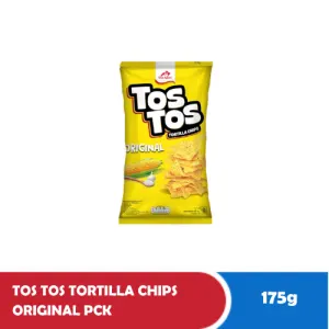 TOS TOS TORTILLA CHIPS ORIGINAL PCK 175g