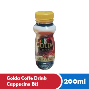 Golda Minuman Kopi Cappuccino Botol 200mL
