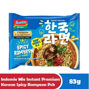 INDOMIE MIE INSTANT PREMIUM KOREAN SPICY RAMYEON PCK 83g