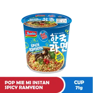 POP MIE MI INSTAN SPICY RAMYEON CUP 71g