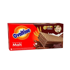 NISSIN Wafer Ovaltine Malt Coklat Kotak 133g