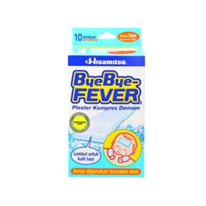 HISAMITSU PLESTER KOMPRES DEMAM BABY BYE BYE-FEVER PCK 4x8cm