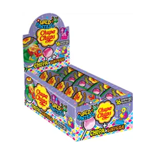 CHUPA CHUPS CANDY LOLLIPOPS SURPRISE PCS 12g