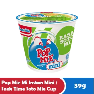 POP MIE MI INSTAN MINI / SNEK TIME SOTO MIE CUP 39g