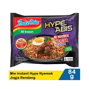 INDOMIE MIE INSTANT HYPE NYEMEK JOGJA RENDANG PCK 84g