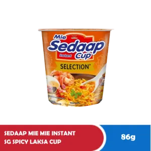 SEDAAP MIE MIE INSTANT SG SPICY LAKSA CUP 86g